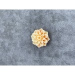Бусина роза искусственный коралл 37 мм